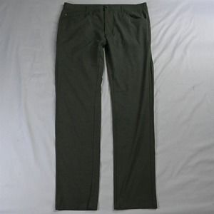 Linksoul 36 x 34 Green Boardwalker 5 Pocket Slim Performance Tech Mens Golf Pant
